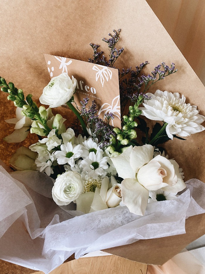 Garden Whites Bouquet Vancouver Flower Delivery Our Little Flower