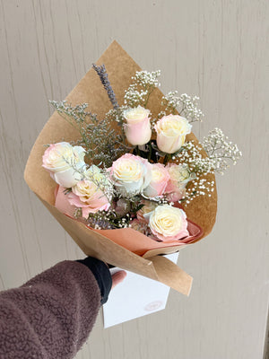 Light Pink Peony Bouquet - Fresh Blooms Langley Florist - Surrey Flower  Delivery