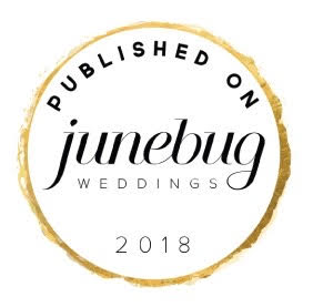 published on junebug weddings logo